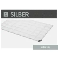 SPESSARTTRAUM Silber medium 100% Daunen 135x200 cm