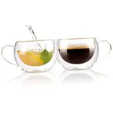 Cucina di Modena Doppelwandiges Kaffee- & Tee-Glas 0,25 l 2 St.