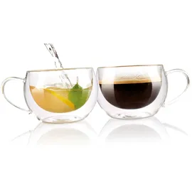Cucina di Modena Doppelwandiges Kaffee- & Tee-Glas 0,25 l 2 St.