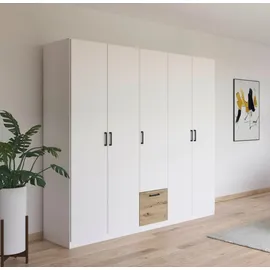 Rauch Drehtürenschrank BARI 225 x 210 x 54 cm Weiß