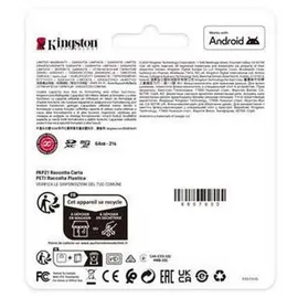 Kingston Canvas Select Plus microSD 256GB micSDXC Gen3 150R A1 Ohne SD-Adapter - SDCS3/256GBSP