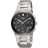 Boccia Titanium Boccia 3736-02 Herrenuhr Chronograph Titan Saphirglas