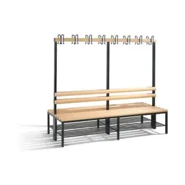 C+P Garderobenbank 165,0 x 196,0 x 75,6 cm lackiert / sgr