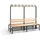 C+P Garderobenbank 165,0 x 196,0 x 75,6 cm lackiert / sgr