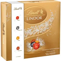 Lindt Schokolade LINDOR | 1245 g | Ca. 100 Kugeln: Milch, 60%, Weiß & Haselnuss | Schokoladengeschenk | Pralinen | Großpackung