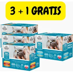Frendi Katzenbeutel (Huhn/Rind/Pute) 36x100g + (Weißfisch/Orchard/Forelle) 12x100g
