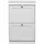 hjh living Estha 20 53 x 24 x 82 cm 2 Schuhklappen weiß / weiß