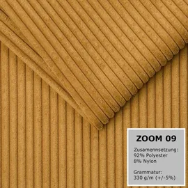 mebloland Ecksofa TOR mit Schlaffunktion. Farbe: Mustard. - Gelb