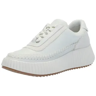 Dolce Vita Damen Dolen Sneaker, Weißes Leder, 41 EU - 41 EU