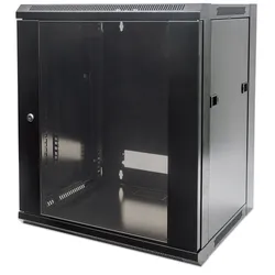 Intellinet Network Cabinet, Wall Mount (Standard), 12U, Usable Depth 260mm/Width