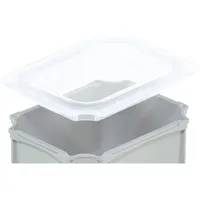 Surplus Eurobox-System Einsatzkasten 1/8 gekr. für Box 60 x 40 cm Transparent