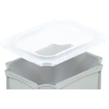 Surplus Eurobox-System Einsatzkasten 1/8 gekr. für Box 60 x 40 cm Transparent
