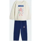adidas MARVEL SPIDER-MAN Trainingsanzug off white/dark blue 86