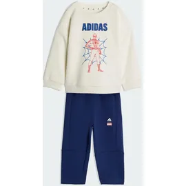 adidas MARVEL SPIDER-MAN Trainingsanzug off white/dark blue 86