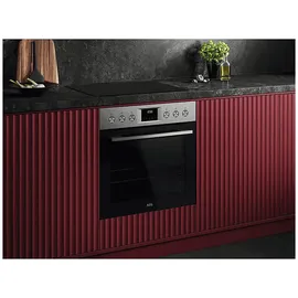 AEG OO10HSM (OU5AE20SM+HE604062XB), Einbauherdset (Strahlungsbeheizte Kochzonen, A+, 72 l)