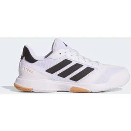 adidas Ligra 8 Indoor, Damen Handballschuhe, weiß, Größe 38 EU Hallenschuhe