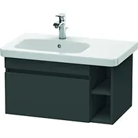 Duravit DuraStyle Waschtischunterbau DS639404949 Graphit Matt, 73x44,8x39,8cm, Becken links