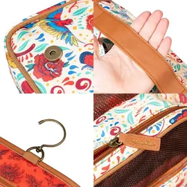 Grupo Erik Kosmetiktasche Klein Frida Kahlo - Vielfältige Kulturtasche Damen - Wasserdichter Kulturbeutel Herren - Praktische Waschtasche Damen