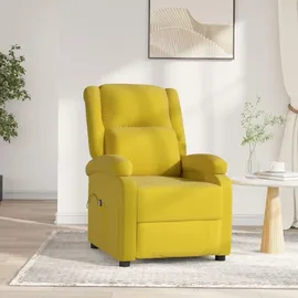 vidaXL Relaxsessel Elektrisch Samt 144,5 x 82 x 0 cm Gelb mit Liegeposition
