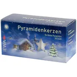 Riffelmacher Pyramidenkerzen weiß 50 Stück