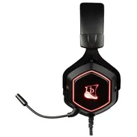 KONIX Drakkar Ragnarok Evo Pro 7.1 Gaming Headset, Mikrofon Gaming-Headset (Kabelgebunden, 7.1 Surround, Lautstärkeregler, Mikrofon) schwarz