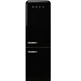 Smeg FAB32RBL6 Retro-Kühl-Gefrierkombination (331 l, 1968 mm hoch, Black)
