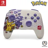 PowerA Verbesserter Kabelloser Controller für Nintendo Switch - Pokémon Blossom, Nintendo Switch Lite, Gamepad, Spiele-Controller, Bluetooth-Controller, Aufladbar, Offiziell Lizenziert