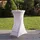 Baumarktplus 2er Set Stehtischhusse Tischdecke Husse Partytisch Bistrotisch Decke 60cm Weiß