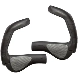 Ergon GP5 Griffe Fahrradgriffe Schwarz/Grau L