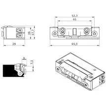 openers & closers Opener & Closers E-Öffner 5U2X10 9-24V AC/ DC Strom mech.A