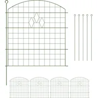 Teichzaun Zaun Gartenzaun Beeteinfassung Hundezaun Gartenzaunelement 5er Set