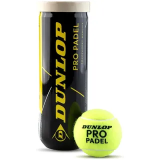 DUNLOP Pro Padel – Padel Bälle für Wettkämpfe und Turniere (1x3er Dose)