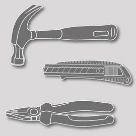BRÜCK Magnet-Hobelmesser Einstell-Lehre 2 Stück