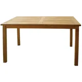 LINDER EXCLUSIV Gartentisch 120 x 80 x 75 cm Braun