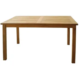 LINDER EXCLUSIV Gartentisch 120 x 80 x 75 cm Braun