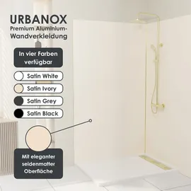 Marwell Duschrückwand Beige