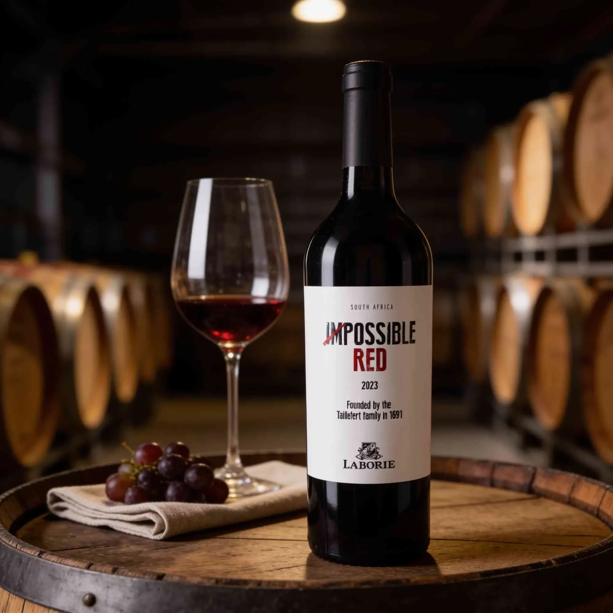 Laborie 2023 Laborie Impossible Red 2023 Pinotage,Shiraz Südafrika