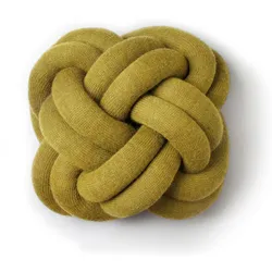 Design House Stockholm - Knot Kissen, gelb