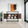 Tectake Sideboard Oldham 100 x 38 x 80,5 cm Braun