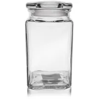 ORION Glasbehälter Küchenbehälter Einmachglas 1,4l RETRO - Transparent