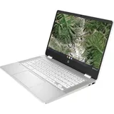 HP Chromebook x360, 14" Touchscreen, Intel Celeron N4120, 4 GB DDR4 RAM, 64 GB eMMC, Intel UHD Graphics 600, ChromeOS, QWERTZ, Ceramic White