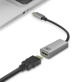 Act USB-C auf HDMI-Adapter Weiblich 0,15 m Grau