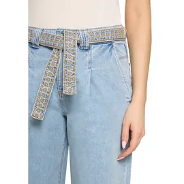 Cartoon Sommerjeans mit Stickerei Blue Denim | Gr.: 36