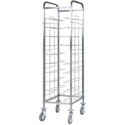 KBS Gastrotechnik KBS Abräumwagen 950 für 20 Tabletts oder GN Tabletts ohne Seitenwand