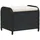 vidaXL Gartenhocker 58 x 46 x 46 cm schwarz 4 St.