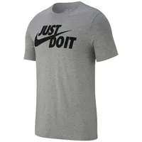 Nike Sportswear JUST DO IT T-Shirt Herren 063 dk grey heather/black M