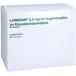 LUMIGAN 0,3 mg/ml Augentropfen im Einzeldosisbeh. 90X0,4 ml