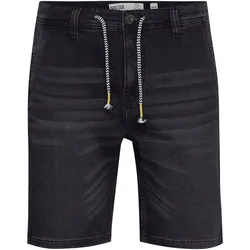 Jeansshorts INDICODE "Jeansshorts IDGodo", Herren, Gr. L, N-Gr, schwarz (vintage schwarz), Obermaterial: 80% Baumwolle CO. 18% Polyester PES. 2% Elasthan EL., Jeans Jeansshorts