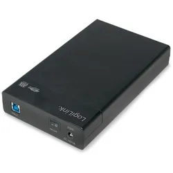LOGILINK Festplattengehäuse UA0276, 8,9 cm (3,5"), USB 3.0, Schraubenloses Design
