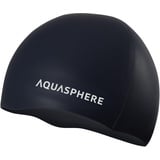 Aquasphere Badekappe Uni Schwarz/Weiß